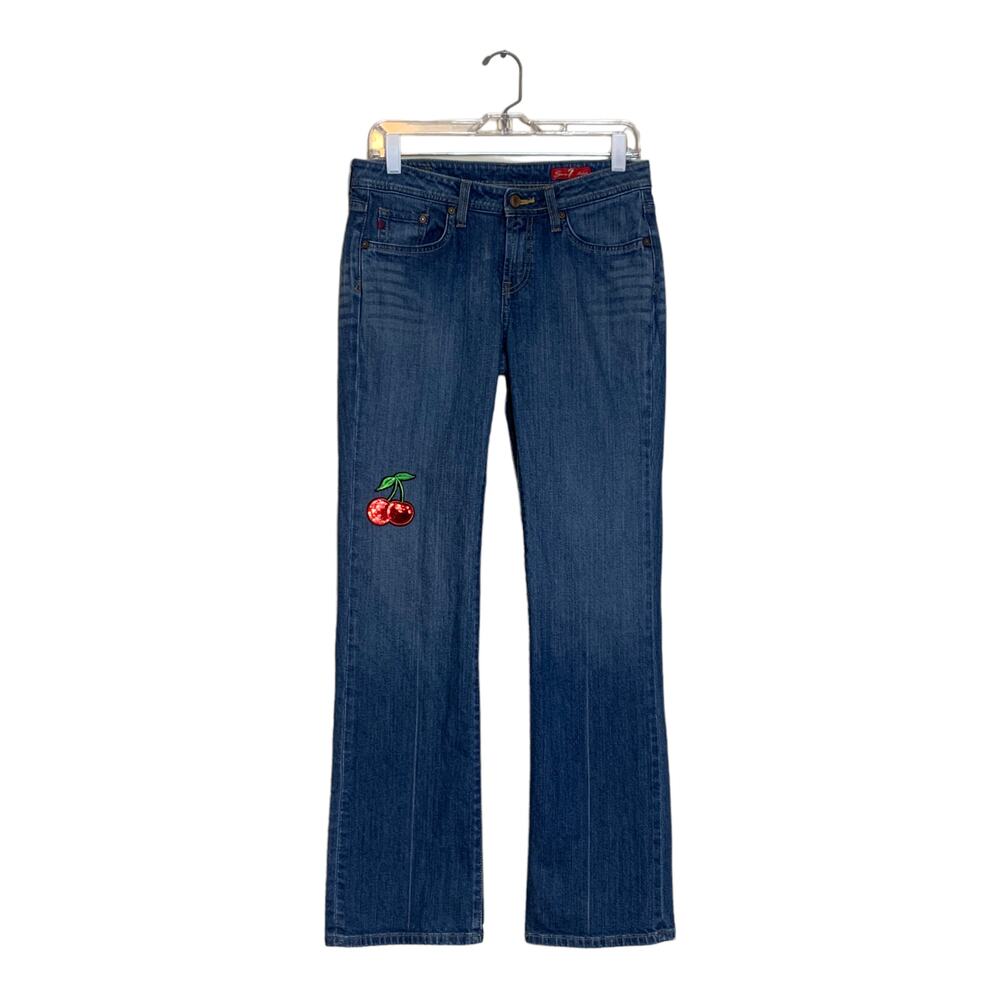 Seven7 blue Y2K Bootcut low rise Jeans size 30